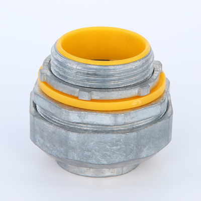 Porcellana Adattatore flessibile impermeabile diritto fino a 4&quot; del condotto giallo con l'anello di plastica fornitore