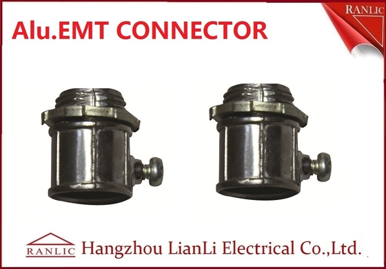 Porcellana 1/2 EMT Connectors Fittings, lega di alluminio 4 EMT Connector Customized fornitore
