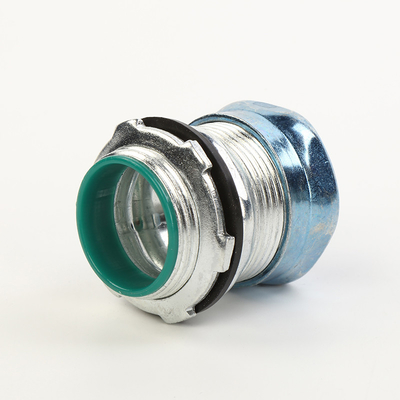 Porcellana 1/2» 3&quot; anello isolato cappuccio impermeabile di EMT Compression Connector Green fornitore