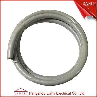 Porcellana Il PVC elettrico flessibile impermeabile 1/2 grigio del condotto ha ricoperto di cavo del cotone fornitore