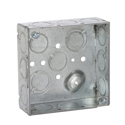 Porcellana 4&quot; saldato scatola di distribuzione d'acciaio con i knock-out concreti di 1/2» 1.60mm densamente fornitore
