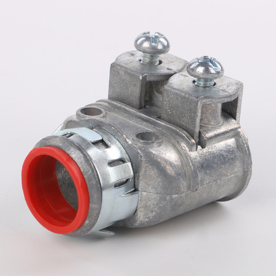 Clampo flessibile del cavo CA IN 3/8&quot; Snap-In Double Duplex Connector Zinc Die Casting 1/2&quot; Gola per Outlet Box fornitore