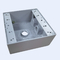 Il PVC ha ricoperto la scatola di giunzione di alluminio impermeabile 4Holes grigio 2-1/8» in profondità fornitore