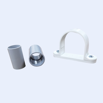 Non fiammeggi l'accoppiatore di Upvc per uso elettrico del tubo 40mm del condotto fornitore