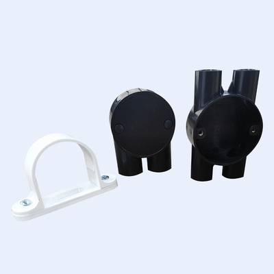 Non fiammeggi l'accoppiatore di Upvc per uso elettrico del tubo 40mm del condotto fornitore