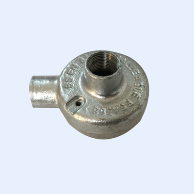 il rivestimento malleabile 25mm di 20mm pre ha galvanizzato lo sbocco circolare dell'entrata del ritorno della scatola 4 fornitore