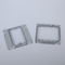 1.2MM 1.60MM zincano la scatola di distribuzione d'acciaio quadrata placcata che incastra l'anello del fango della scatola fornitore